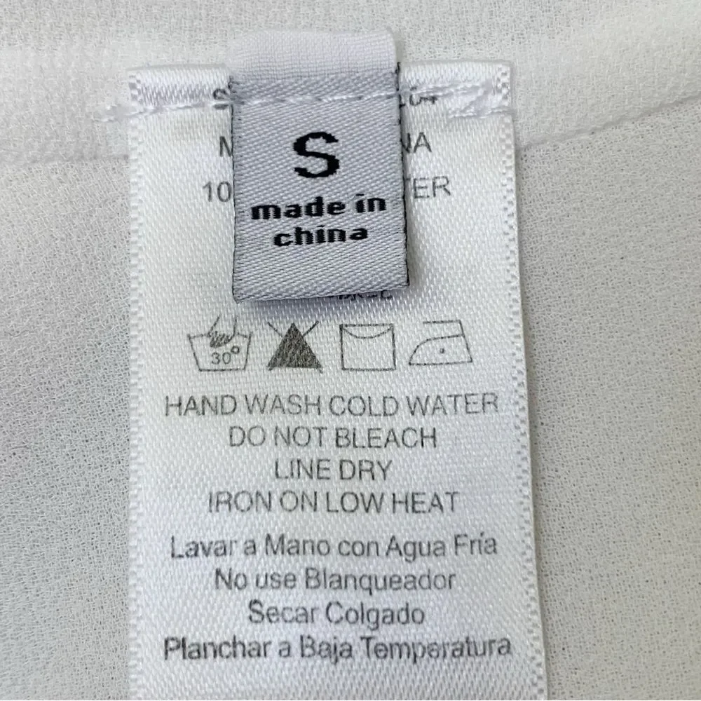 Khloe California White Cold Shoulder Top - Picture 11 of 12